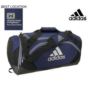 US Army Corps of Engineers Adidas Team Issue II Medium Duffel-Navy
