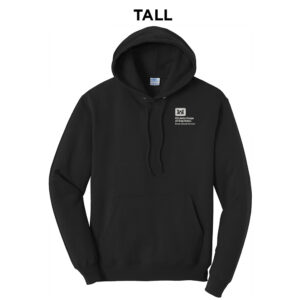 US Army Corps of Engineers Tall Fleece Hooded Sweatshirt-Black