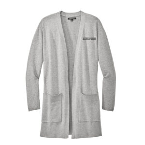 UD Theological Mercer and Mettle Women’s Open Front Cardigan Sweater-Gusty Grey