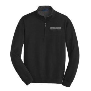 UD Theological Port Authority Interlock 1/4 Zip Men-Black