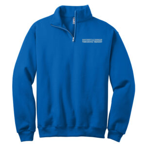 UD Theological JERZEES Unisex Nublend Cadet Collar Sweatshirt-Royal