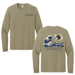 UD Theological Unisex Cotton Long Sleeve T-Shirt-Khaki