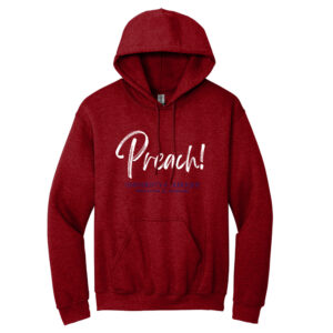 UD Theological Unisex Fleece Hooded Sweatshirt-Antique Cherry Red