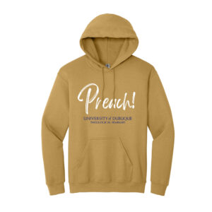 UD Theological Unisex Fleece Hooded Sweatshirt-Old Gold
