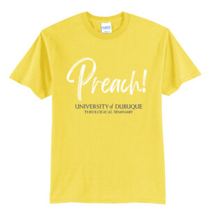 UD Theological Unisex Short Sleeve Tee-Yellow