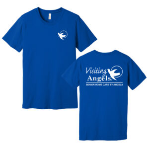 Visiting Angels Bella and Canvas Unisex Jersey Short Sleeve Tee-Royal