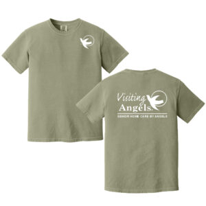 Visiting Angels Unisex Comfort Colors Pigment Dyed Short Sleeve Shirt-Sandstone