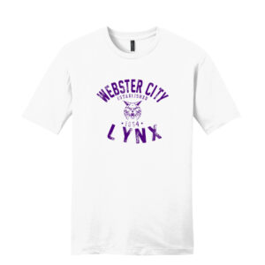 Webster City Lynx Unisex Premium Short Sleeve Tee-White