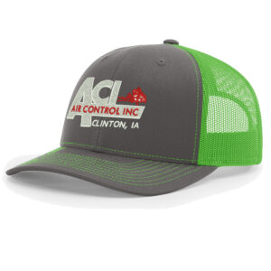 Air Control Richardson Pro Crown Mesh Back Adjustable back cap-Neon Green