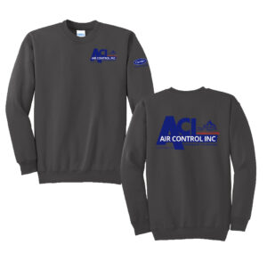 Air Control Unisex Fleece Crewneck Sweatshirt-Charcoal