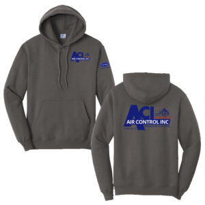 Air Control Unisex Fleece Hooded Sweatshirt-Charcoal