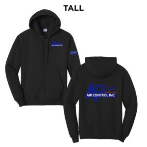 Air Control Tall Fleece Hooded Sweatshirt-Black