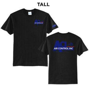 Air Control Tall Short Sleeve Tee-Black