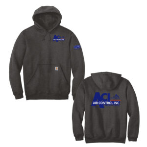 Air Control Carhartt Men Midweight Hooded Sweatshirt-Carbon Heather