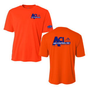 Air Control Adult Cooling Performance Tshirt -Safety Orange