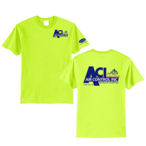 Air Control Unisex Short Sleeve Tee-Safety Green