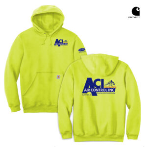 Air Control Carhartt Men Midweight Hooded Sweatshirt-Brite Lime