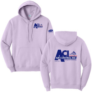 Air Control Unisex Fleece Hooded Sweatshirt-Lavender