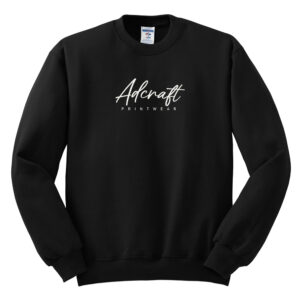 Adcraft Unisex Fleece Crewneck Sweatshirt-Black