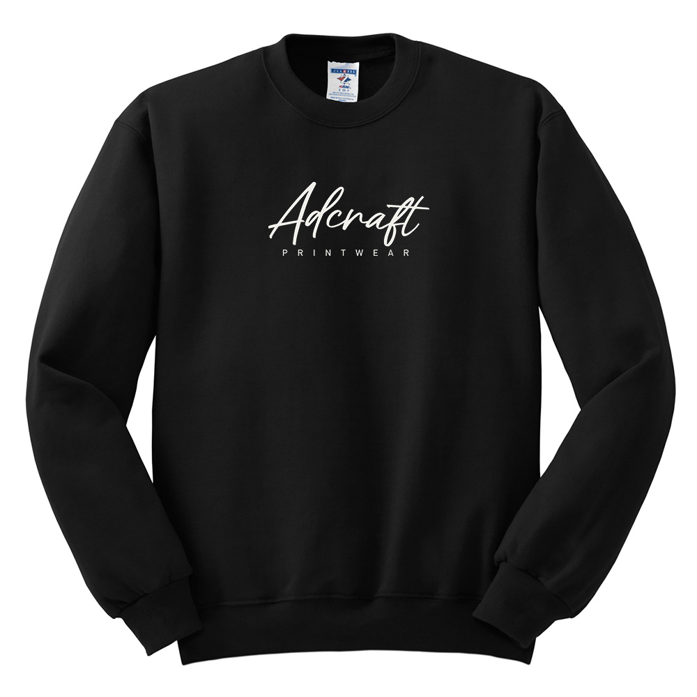 Adcraft Unisex Fleece Crewneck Sweatshirt-Black