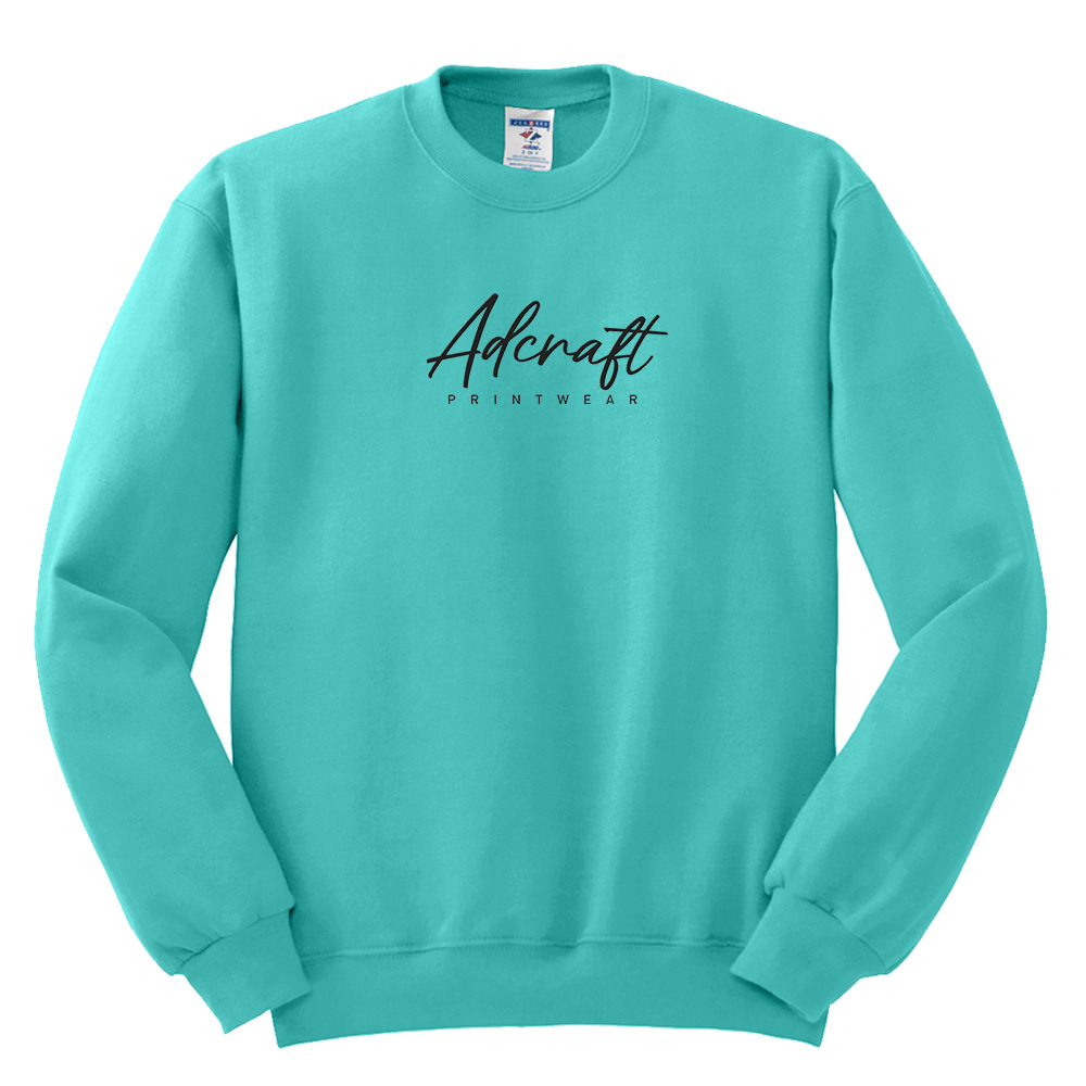Adcraft Unisex Fleece Crewneck Sweatshirt-Scuba Blue
