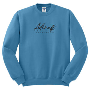 Adcraft Unisex Fleece Crewneck Sweatshirt-Columbia Blue