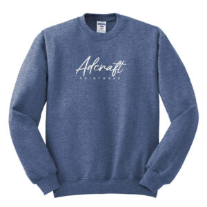 Adcraft Unisex Fleece Crewneck Sweatshirt-Vintage Heather Blue