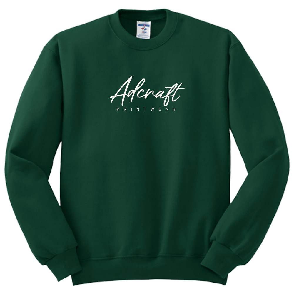 Adcraft Unisex Fleece Crewneck Sweatshirt-Forest