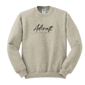 Adcraft Unisex Fleece Crewneck Sweatshirt-Oatmeal Heather