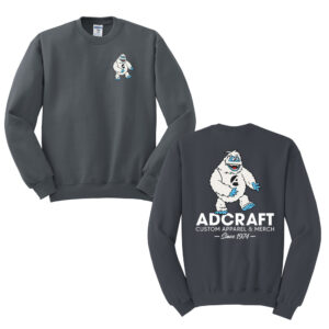 Adcraft Unisex Jerzees NuBlend Crewneck Sweatshirt-Charcoal