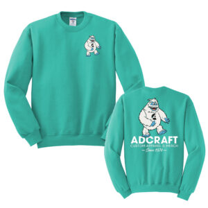 Adcraft Unisex Jerzees NuBlend Crewneck Sweatshirt-Cool Mint