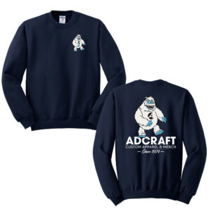 Adcraft Unisex Jerzees NuBlend Crewneck Sweatshirt-Navy