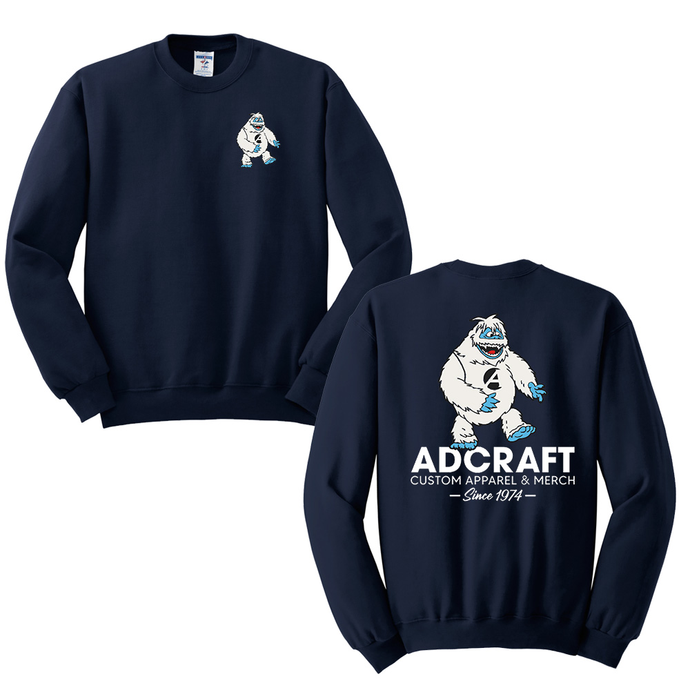 Adcraft Unisex Jerzees NuBlend Crewneck Sweatshirt-Navy