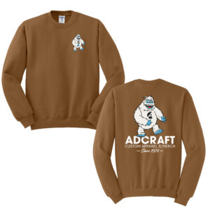 Adcraft Unisex Jerzees NuBlend Crewneck Sweatshirt-Golden Pecan