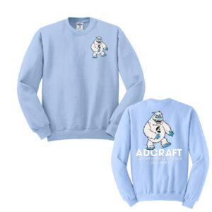 Adcraft Unisex Jerzees NuBlend Crewneck Sweatshirt-Light Blue