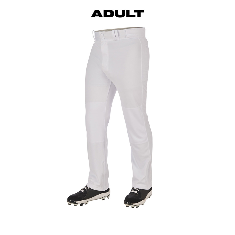 15. Champro Adult Triple Crown 2.0 Open Bottom Baseball Pant-White