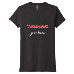 Boone Jazz Band Next Level Women’s Tri-Blend Crew-Vintage Black