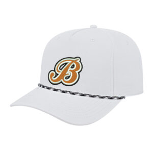 Barnstormers Lightning Cap America Athletic Rope Cap-White/White/Black