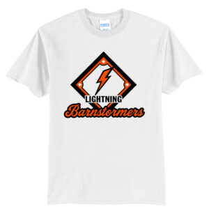 Barnstormers Lightning Unisex Short Sleeve Tee-White