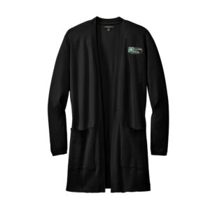 Clover Hills Mercer and Mettle Women’s Open Front Cardigan Sweater-Black