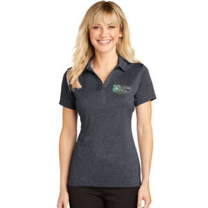 Clover Hills Sport Tek Ladies Heather Contender Polo-Fgraphite Heather
