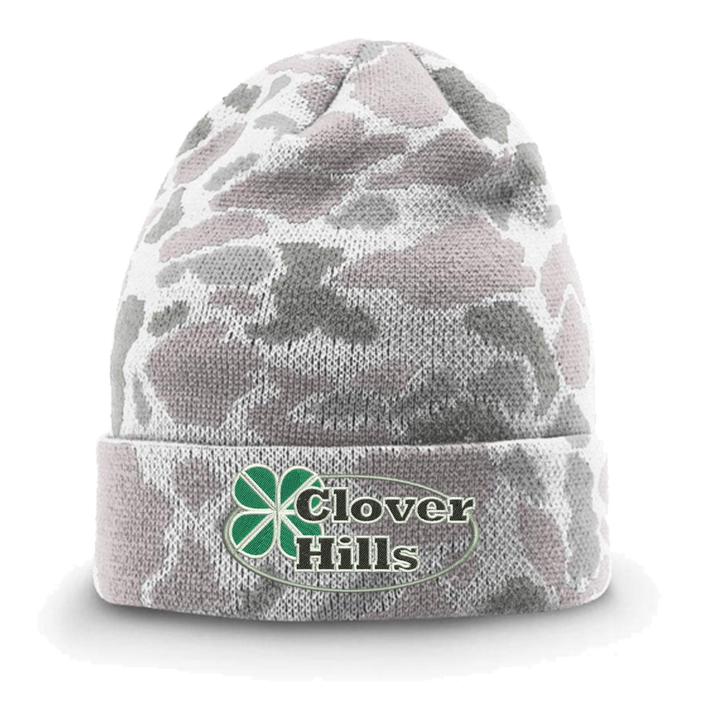 Clover Hills Richardson Duck Camo Beanie-Blizzard Duck Camo