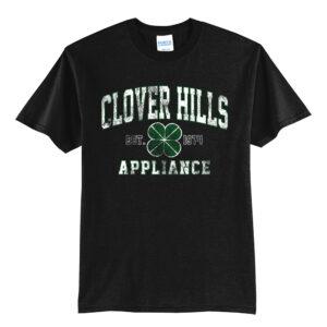 Clover Hills Unisex Short Sleeve Tee-Black