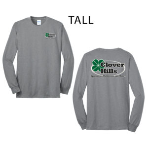 Clover Hills Tall Cotton Long Sleeve Tee-Athletic heather