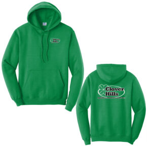 Clover Hills Unisex Fleece Hooded Sweatshirt-Kelly