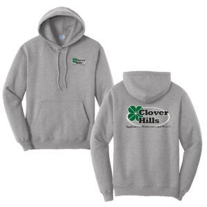 Clover Hills Unisex Fleece Hooded Sweatshirt-Athletic Heather