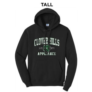 Clover Hills Tall Fleece Hooded Sweatshirt-Black