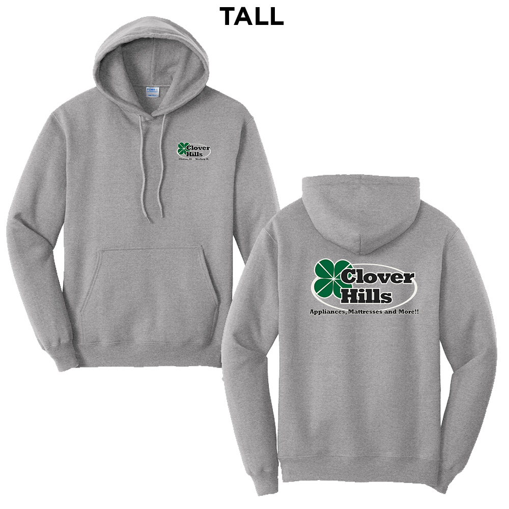 Clover Hills Tall Fleece Hooded Sweatshirt-Athletic Heather