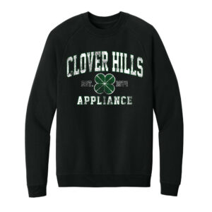 Clover Hills District Cloud Fleece Crew Unisex-Black