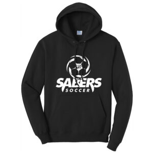 CD Boys Soccer Unisex Fleece Hooded Sweatshirt-Black